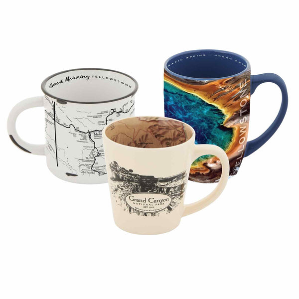 National Park Coffee Mugs | Vintage Latte Mugs | McGovern Outdoor