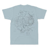 Acadia Line Map and Compass SS Unisex Tee