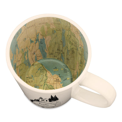 Acadia National Park Inside Out Map Mug - McGovern & Company