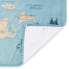 Acadia National Park Map Plush Blanket - McGovern & Company