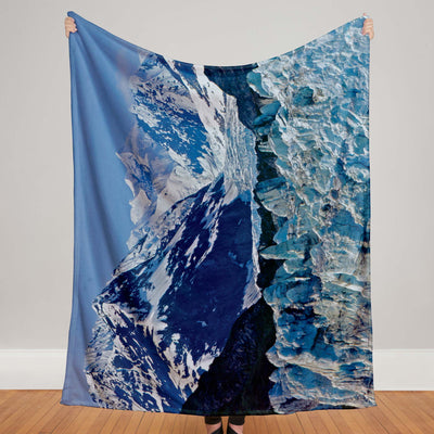 Alaska Glacier Photo Blanket