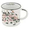 Badlands National Park Hand-Drawn Map Camp Mug