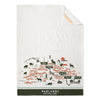 Badlands National Park Hand-Drawn Map Flour Sack Towel