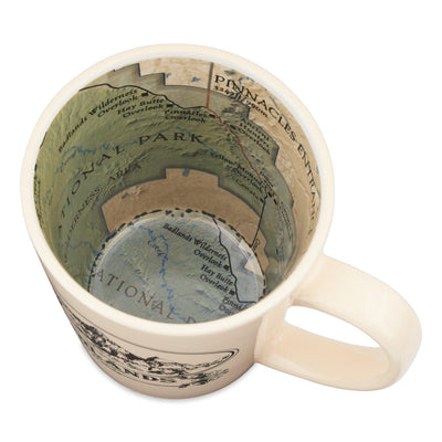 Badlands National Park Inside Out Map Mug - McGovern & Company