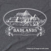 Badlands National Park Unisex Map Tee