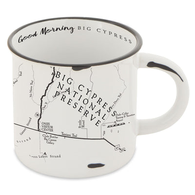 Big Cypress Line Map Camp Mug