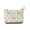 Bison Pattern Recycled Canvas Zip Pouch