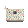 Bison Pattern Recycled Canvas Zip Pouch