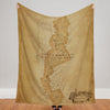 Bryce Canyon Map Blanket - McGovern & Company