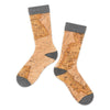 Bryce Canyon National Park Map Socks