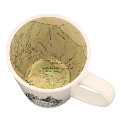 Colorado National Monument Map Mug