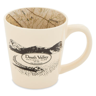 Death Valley Map Inside Out Latte Mug - McGovern & Company