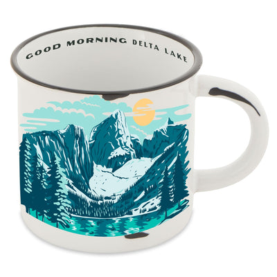 Delta Lake Grand Teton National Park WPA Camp Mug