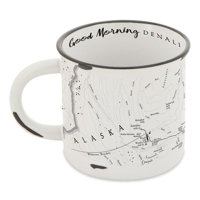 Denali National Park Map Camp Mug