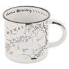 Denali National Park Map Camp Mug