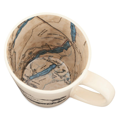 Glacier National Park Map Mug - McGovern & Company