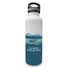 Glacier National Park WPA Insulated Water Bottle in White