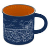 Grand Canyon National Park Aerial Illustration Camp Mug