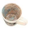 Grand Teton Map Inside Out Latte Mug - McGovern & Company