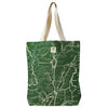 Grand Teton National Park Line Map Recycled Canvas Tote Bag