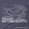 National Mall Map Unisex Tee