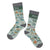 National Parks of the USA Illustrated Map Socks