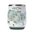 National Parks of the USA Illustrated Map Wine Tumbler in White