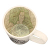 Natural Bridge State Park Vintage Map Latte Mug