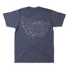 Olympic National Park Map Unisex Tee