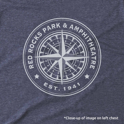 Red Rocks Park Map Unisex Tee