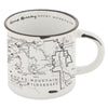 Rocky Mountain National Park Map Camp Mug