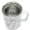 Grand Teton National Park Line Map Coffee Tumbler